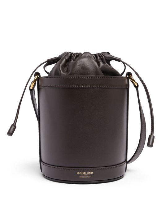 Michael Kors Collection Medium Audrey Leather Bucket Bag