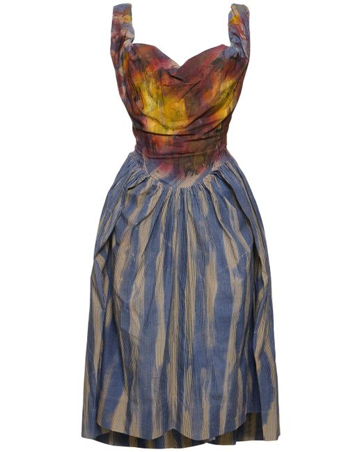 Vivienne Westwood Sunday Print Cotton Poplin Dress