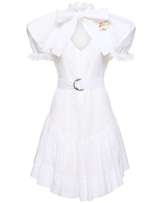 Vivienne Westwood Football Heart Mini Cotton Shirt Dress