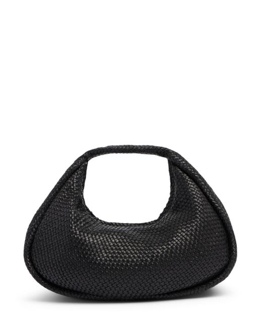 St.Agni Mini Bon Wave Leather Top Handle Bag