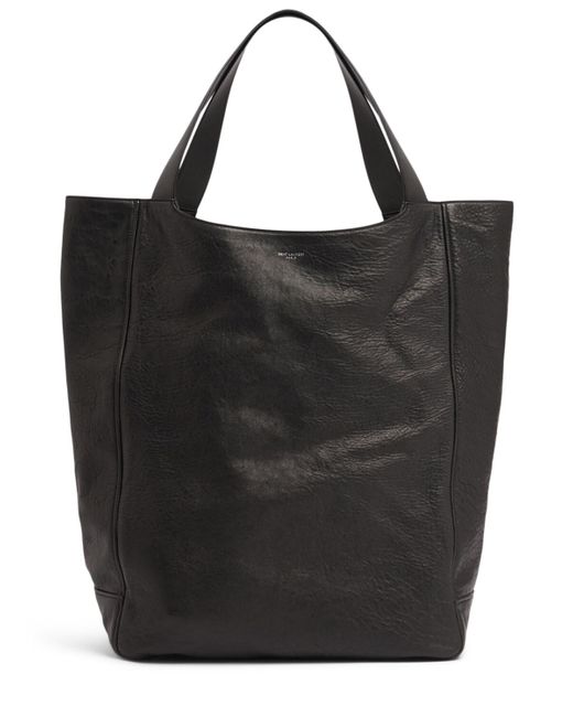 Saint Laurent Maxi Leather Tote Bag