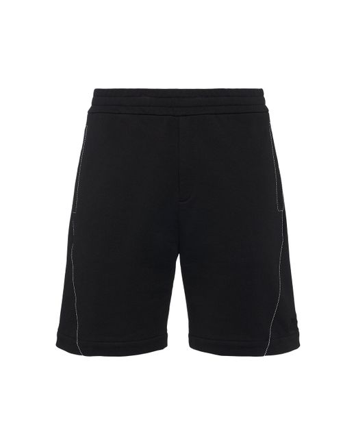 Alexander McQueen Cotton Loopback Sweat Shorts