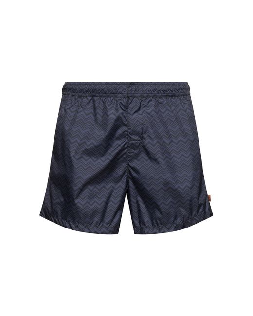 Missoni Printed Nylon Swim Shorts