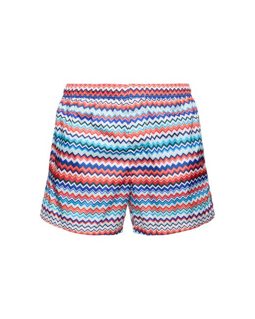Missoni Striped Nylon Swim Shorts