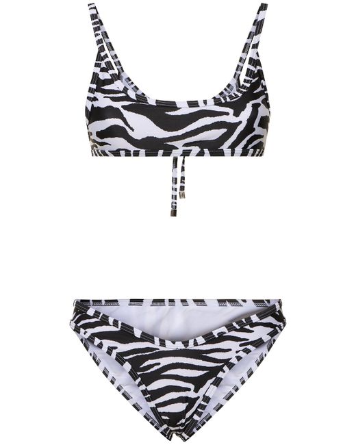 Attico Printed Lycra Bikini Set
