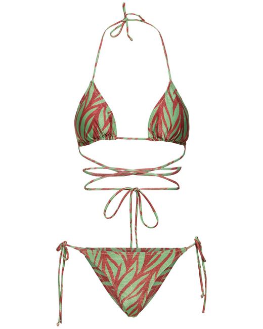 Reina Olga Miami Printed Triangle Bikini Set