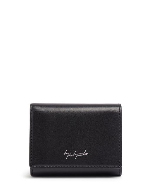 Yohji Yamamoto Trifold Leather Wallet