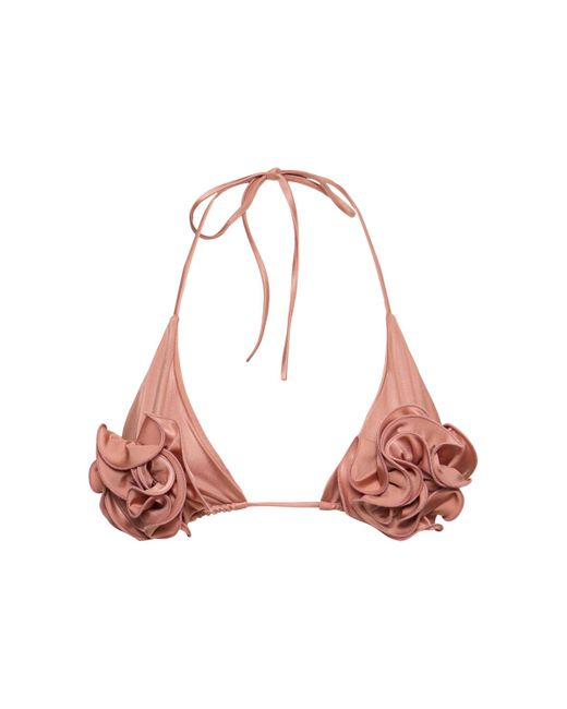 Magda Butrym Lycra 3d Flower Bikini Top