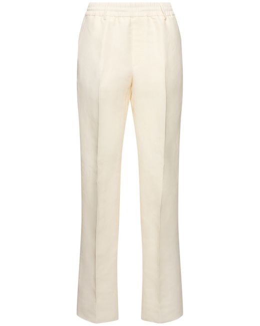Burberry Pleated Tailored Wide Pants