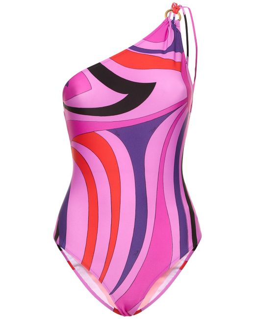 Pucci Printed Lycra One Piece Swimsuit