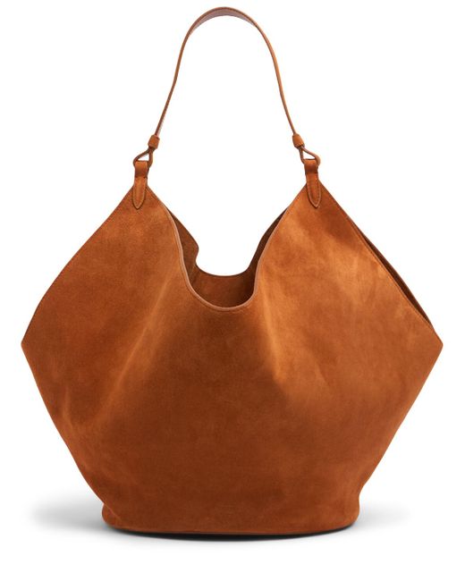 Khaite Medium Lotus Leather Shoulder Bag