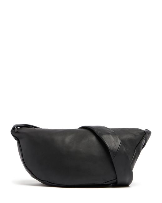 St.Agni Small Crescent Leather Shoulder Bag