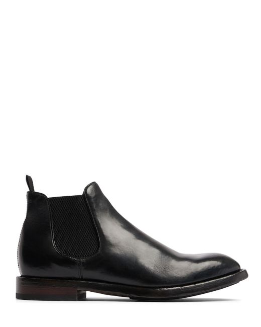 Officine Creative Temple Leather Chelsea Boots