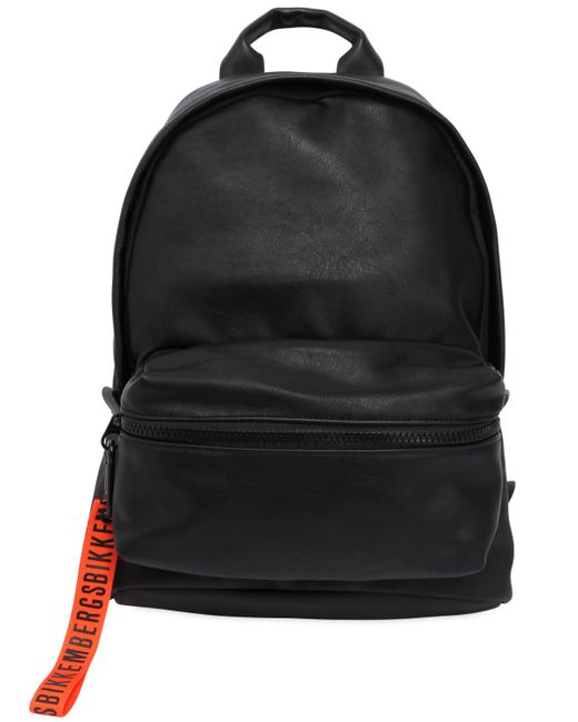 Bikkembergs HIDE FAUX LEATHER RUBBER BACKPACK