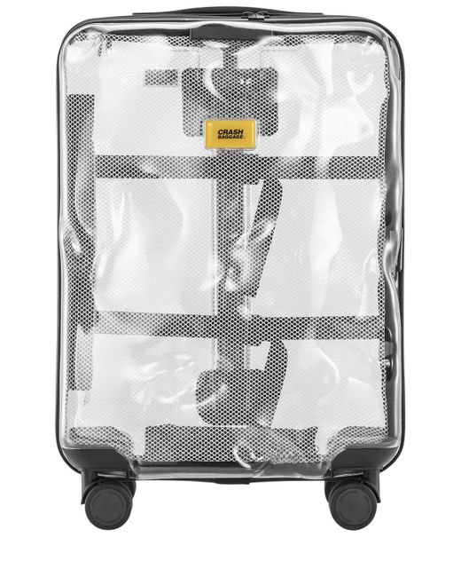 Crash Baggage 40L 4-WHEEL SHARE CLEAR CARRY-ON TROLLEY