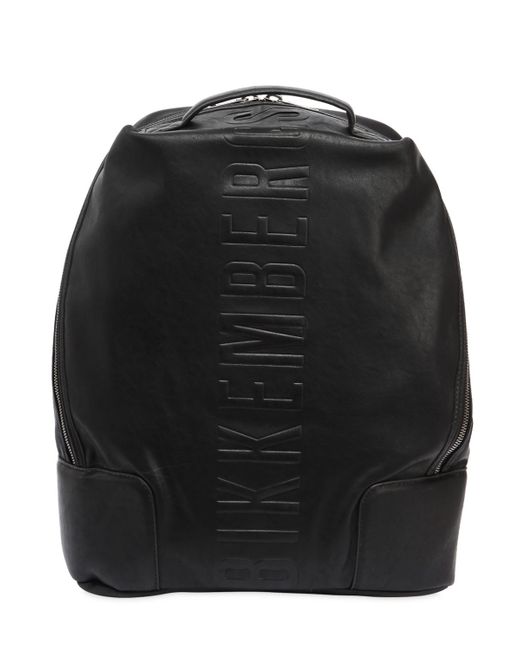 Bikkembergs SMALL ARMY FAUX LEATHER BACKPACK