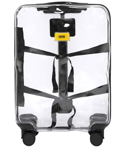 Crash Baggage 40L 4-WHEEL SHARE CLEAR CARRY-ON TROLLEY