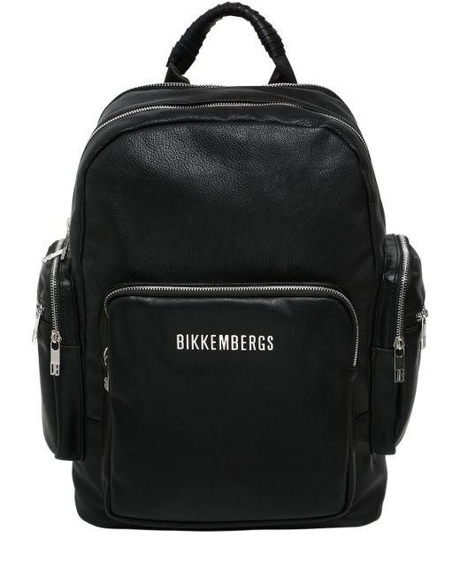 Bikkembergs FAUX LEATHER BACKPACK