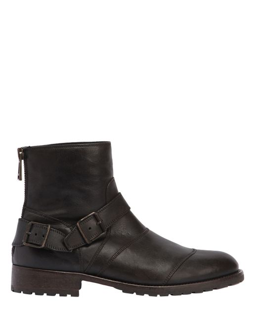 Belstaff TRAILMASTER HAND-WAXED LEATHER BOOTS