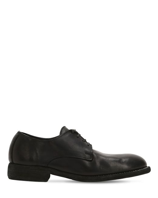 Guidi 1896 WASHED LEATHER LACE-UP SHOES