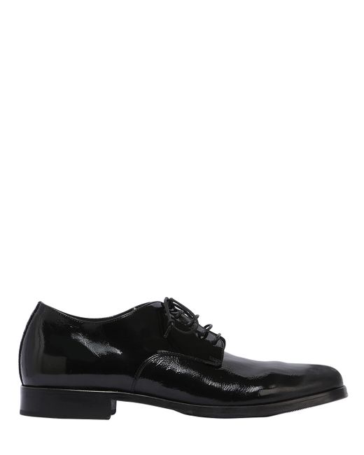 Alexander Hotto VINTAGE PATENT LEATHER LACE-UP SHOES