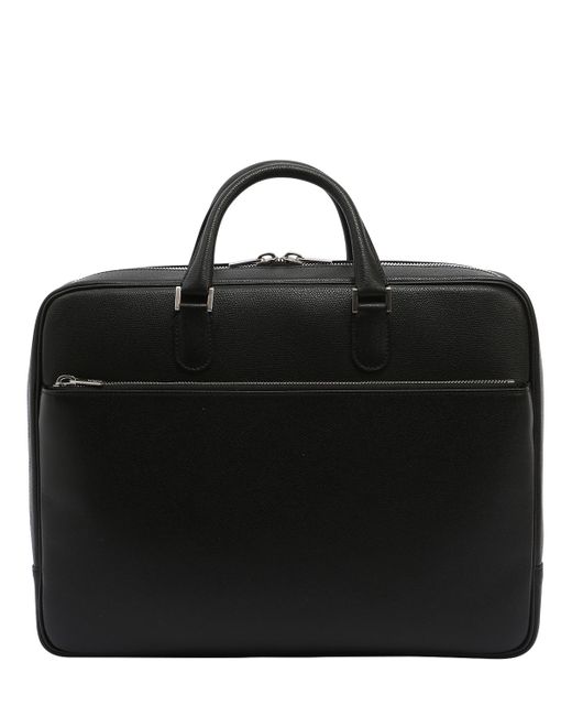 Valextra ACCADEMIA LEATHER BRIEFCASE