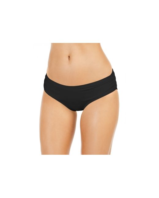 Michael Kors Michael Shirred Bikini Bottoms Swimsuit