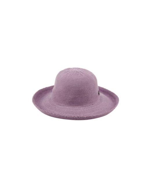 Epoch Hats Company Angela William Wide Brim Sun Bucket Hat with Roll Up Edge