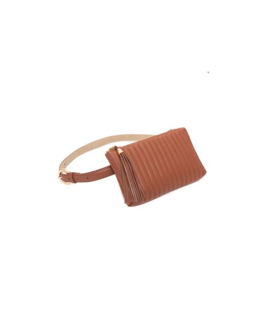INC International Concepts Inc Channel-Stitch Convertible Belt Bag Created for Macys