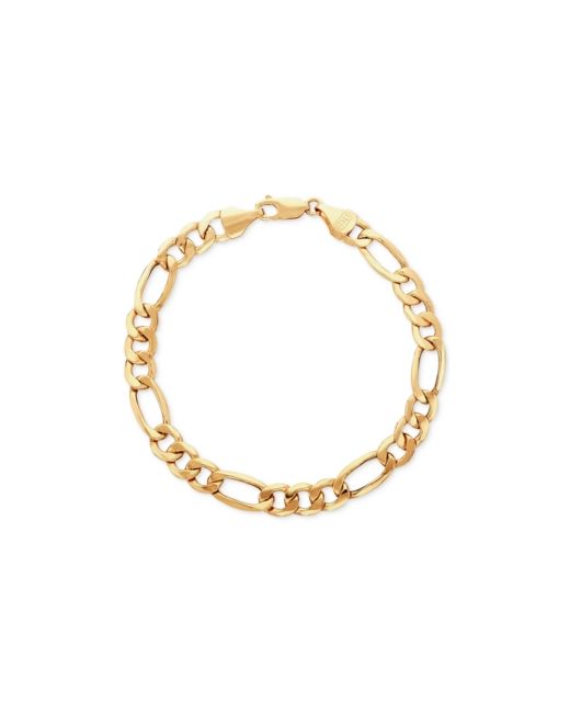 Italian Gold Figaro Link Bracelet in 10k Gold