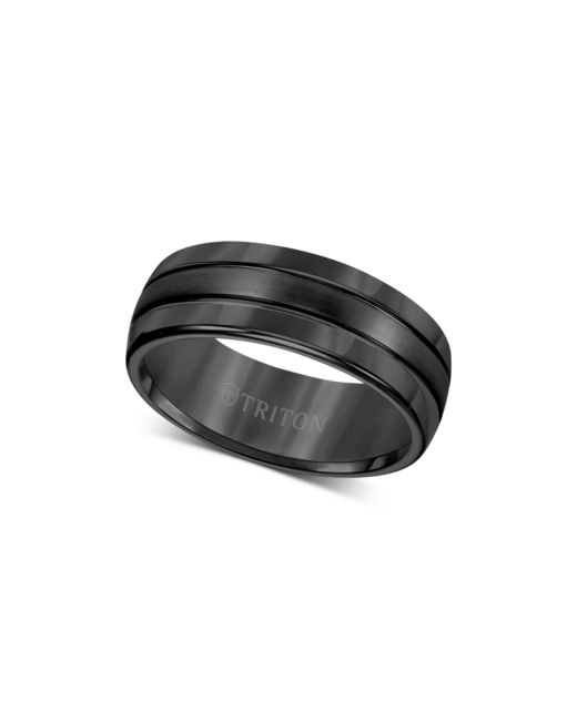 Triton Ring 8mm 3-Row Wedding Band in Classic or