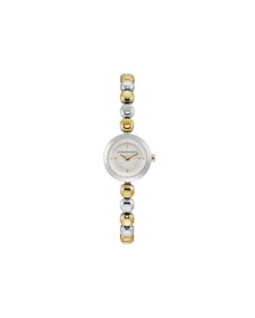 Bcbgmaxazria Ladies Two Tone Bracelet Watch with Dial 20mm