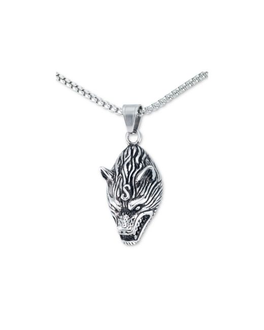 Legacy For Men By Simone I. Legacy for by Simone I. Smith Wolf Head 24 Pendant Necklace in