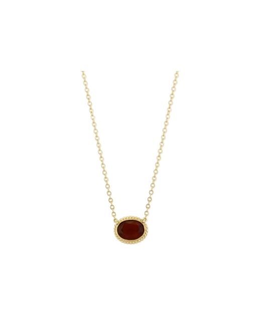 Macy's Gemstone Twist Gallery Necklace in 14k Gold