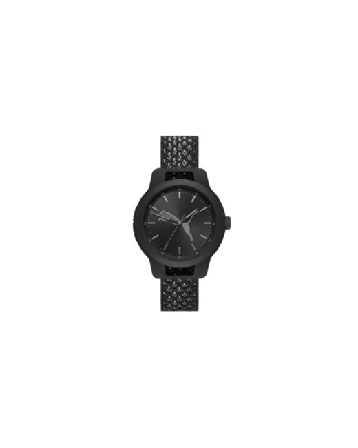 Puma Reset V1 Three-Hand Reversible and Gray Knit Watch 43mm
