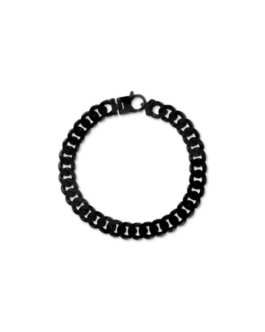 Effy Collection Effy Large Curb Link Chain Bracelet in Ruthenium-Plated Sterling Silver