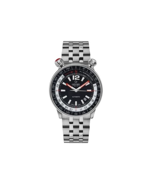 Gevril Wallabout Swiss Automatic Bracelet Watch 44mm