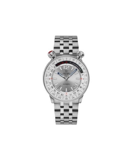 Gevril Wallabout Swiss Automatic Bracelet Watch 44mm