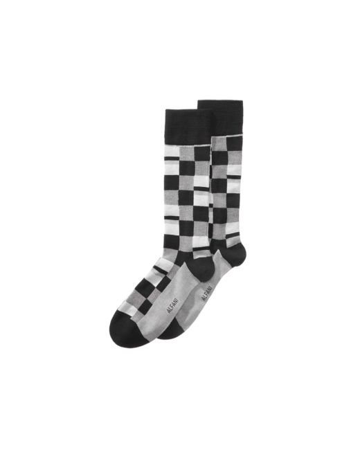 Alfani Mosaic Boxes Dress Socks Created for Macys