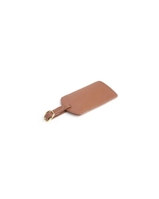 ROYCE New York Luggage Tag with Gold Plated Hardware