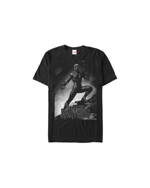 Marvel Panther Posed Short Sleeve T-Shirt