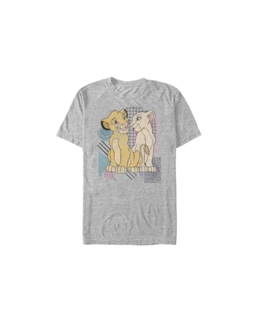 Lion King Disney The Simba and Nala Nostalgia Short Sleeve T-Shirt