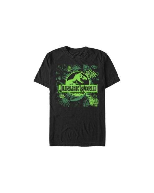 Jurassic World Fern Leaf Logo Short Sleeve T-Shirt