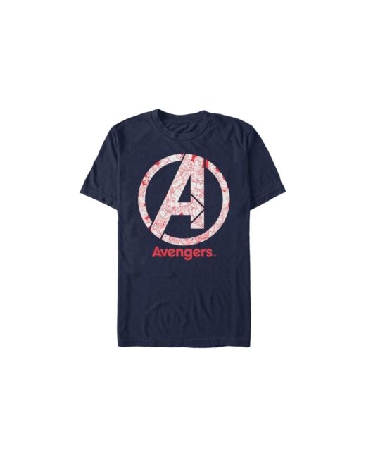 Marvel Avengers Endgame Line Art Logo Short Sleeve T-shirt