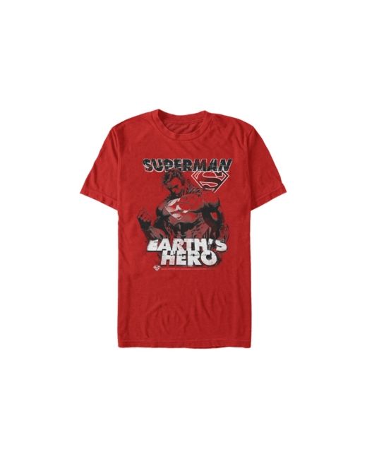 Fifth Sun Dc Superman Earths Hero Short Sleeve T-Shirt