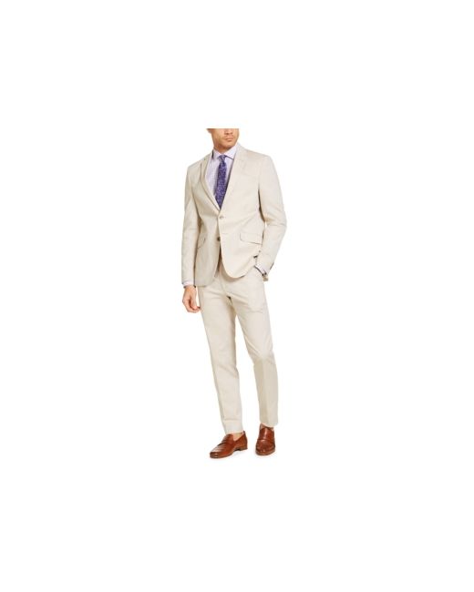 Kenneth Cole Unlisted by Slim-Fit Stretch Chambray Suit Created for Macys