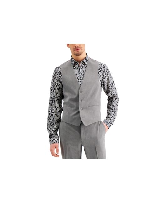 INC International Concepts Inc Slim-Fit Solid Suit Vest Created for Macys