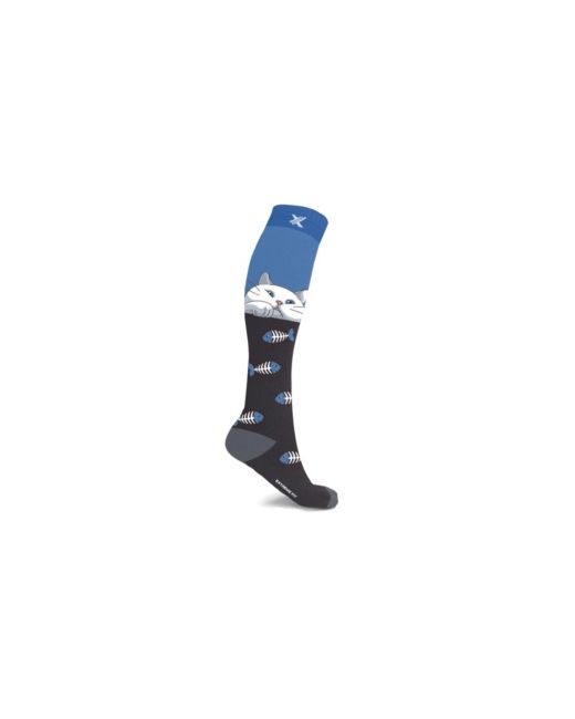 Extreme Fit and Cat Lovers Knee High Compression Socks