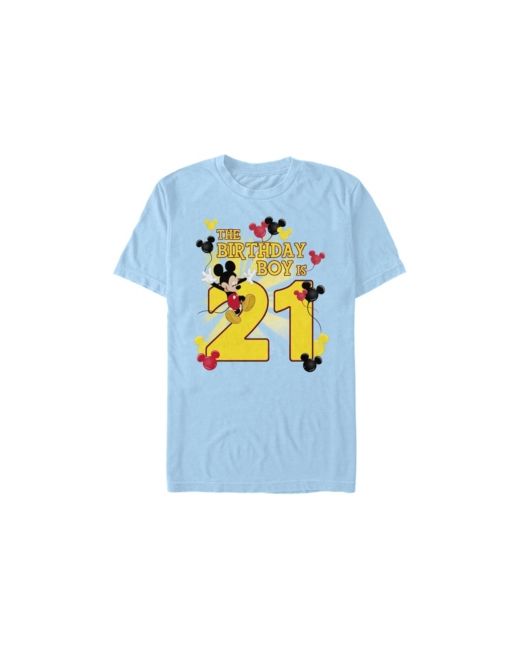 Fifth Sun Mickey Birthday 21 Short Sleeve Crew T-shirt