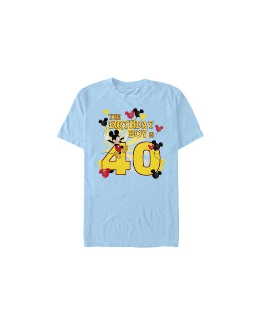 Fifth Sun Mickey Birthday 40 Short Sleeve Crew T-shirt